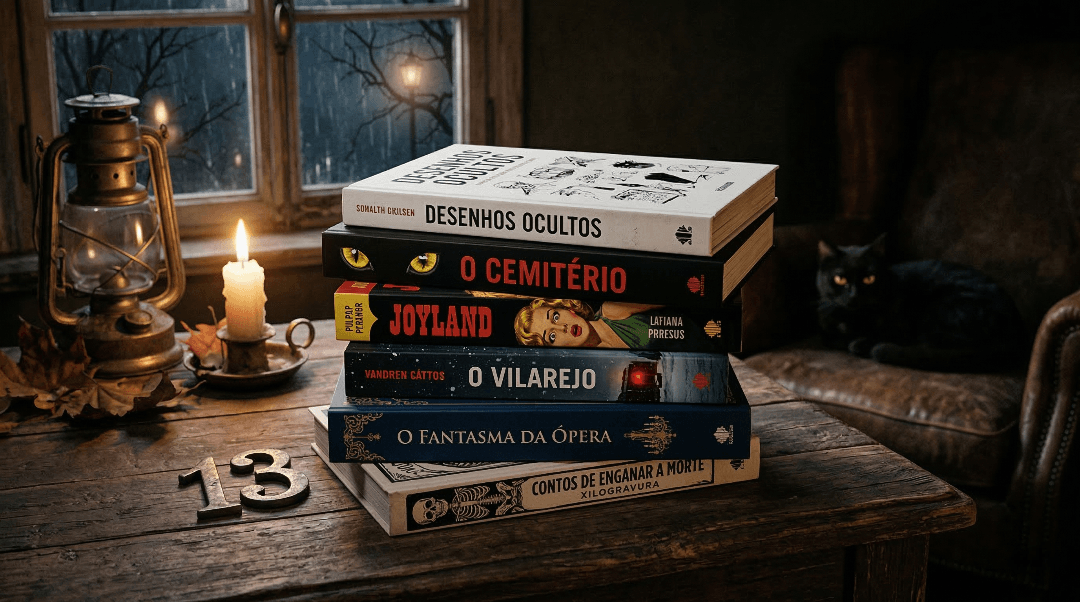 5 dicas de livros de suspense e terror para ler na Sexta-Feira 13!